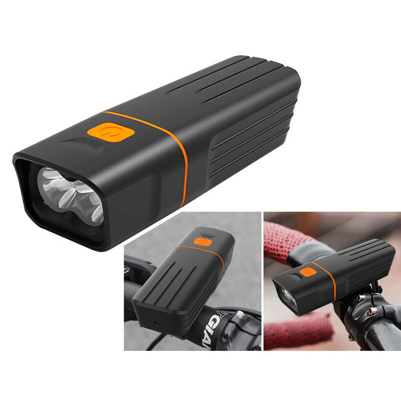 Kit d'éclairage pour vélo Feu arrière et feu avant LED USB rechargeable