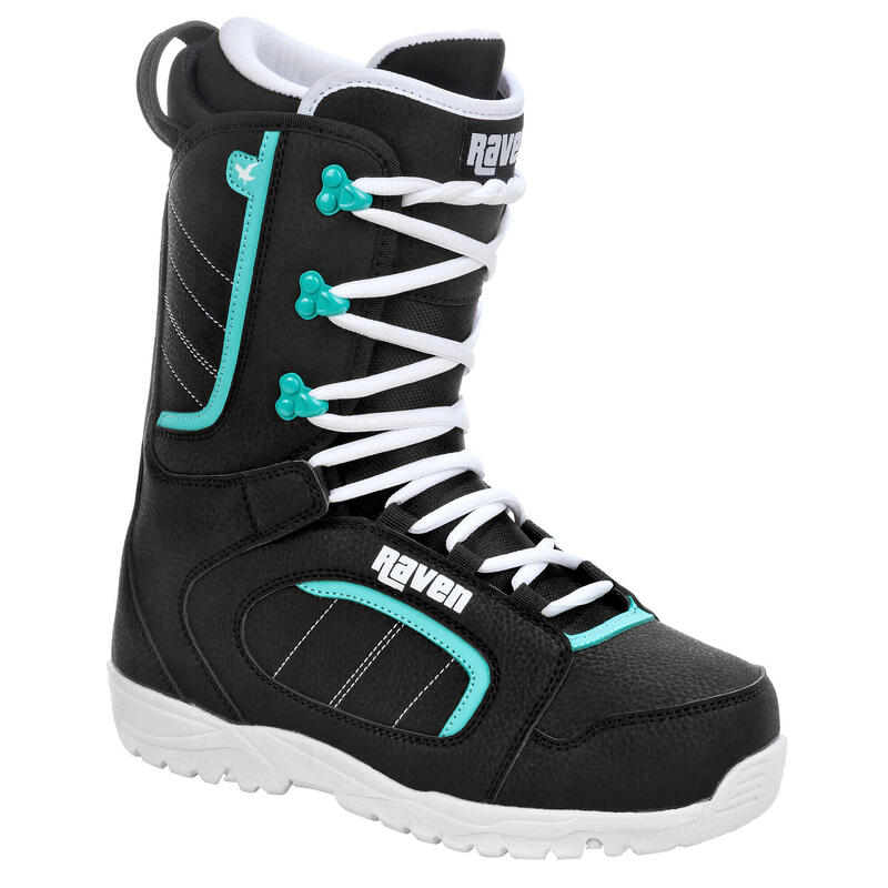 Snowboardschoenen voor dames Diva Zwart/Mint