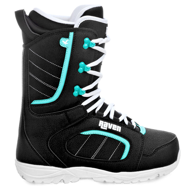 Snowboardschoenen voor dames Diva Zwart/Mint