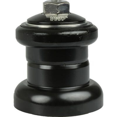 Vwp balh.stel freestyle zwart 1.1/8" ahead alu m/holle bout