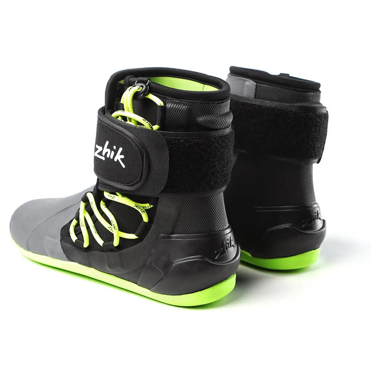 Bota de cano alto 270 para vela, mulher/homem, cinzenta 2/5