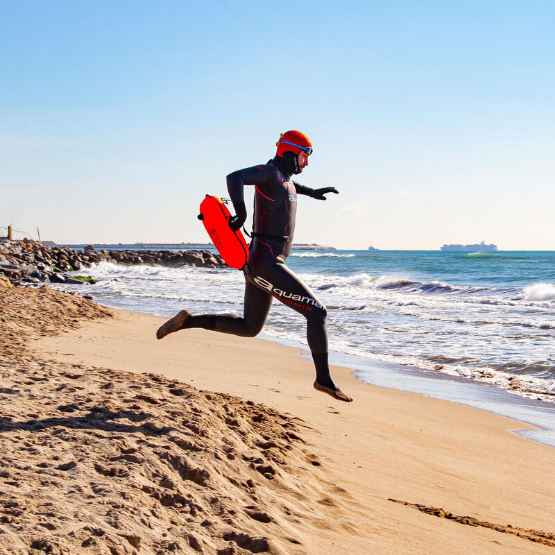 Boya para Natación Aguas Abiertas Ultralight Buddyswim naranja