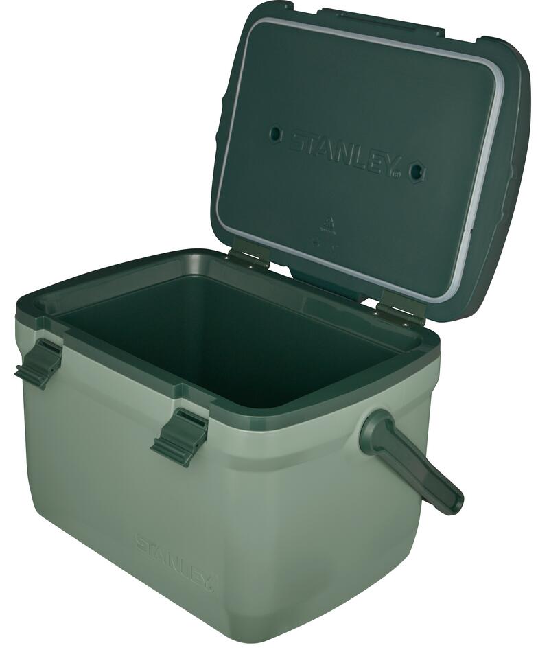 Glacière De Camping Vintage – Dimensions L41 X P35 X H38 Cm, Avec Compartiment (Bon état)