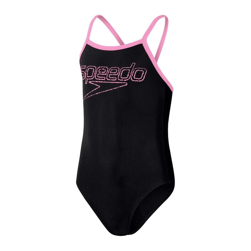 Costume da bagno 1 pezzo per bambina Speedo Eco Boom Logo Thinstr Muscleb