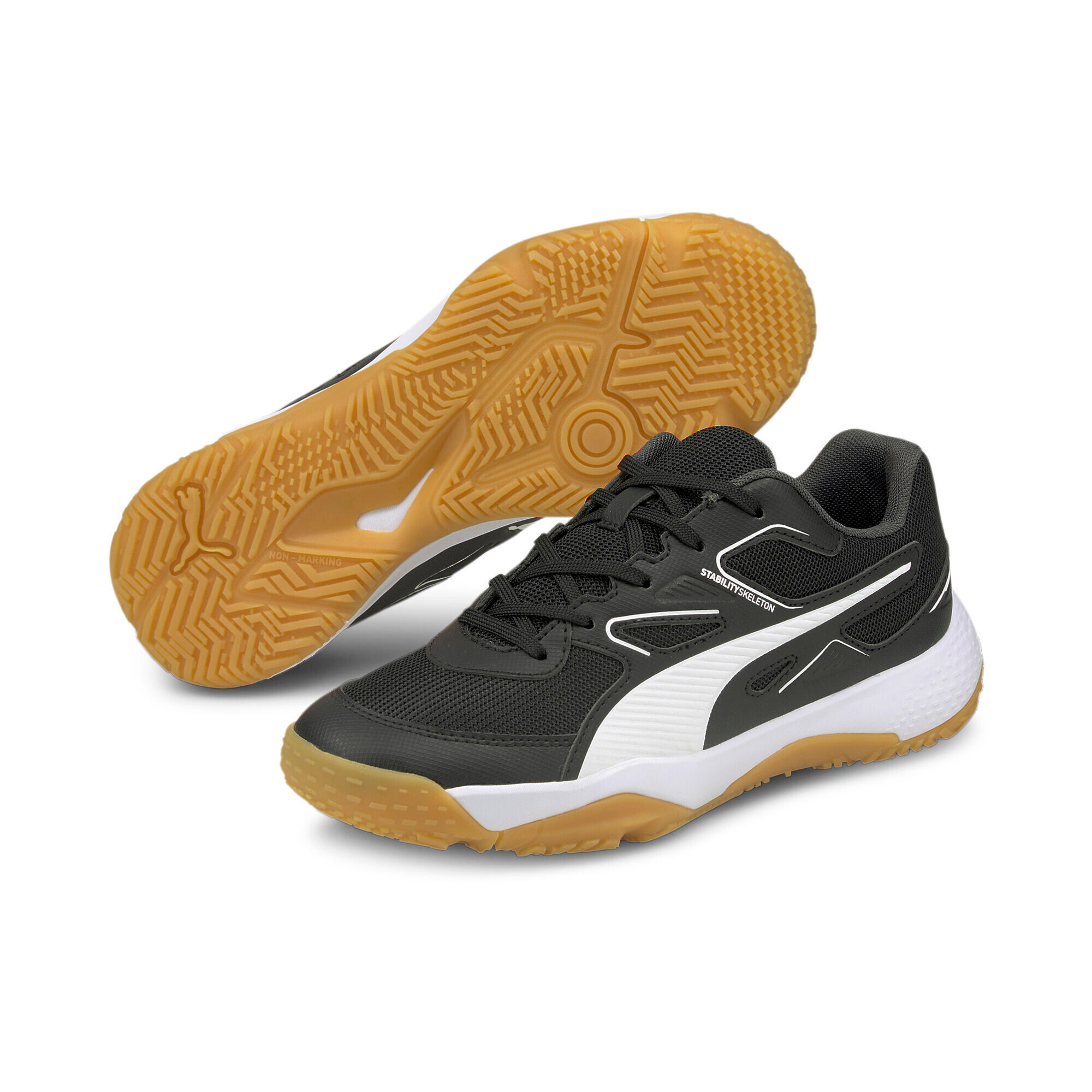 Puma - Chaussures Enfant Puma Solarflash - Chaussures De Sport - Blanc|noir - 29 - Decathlon