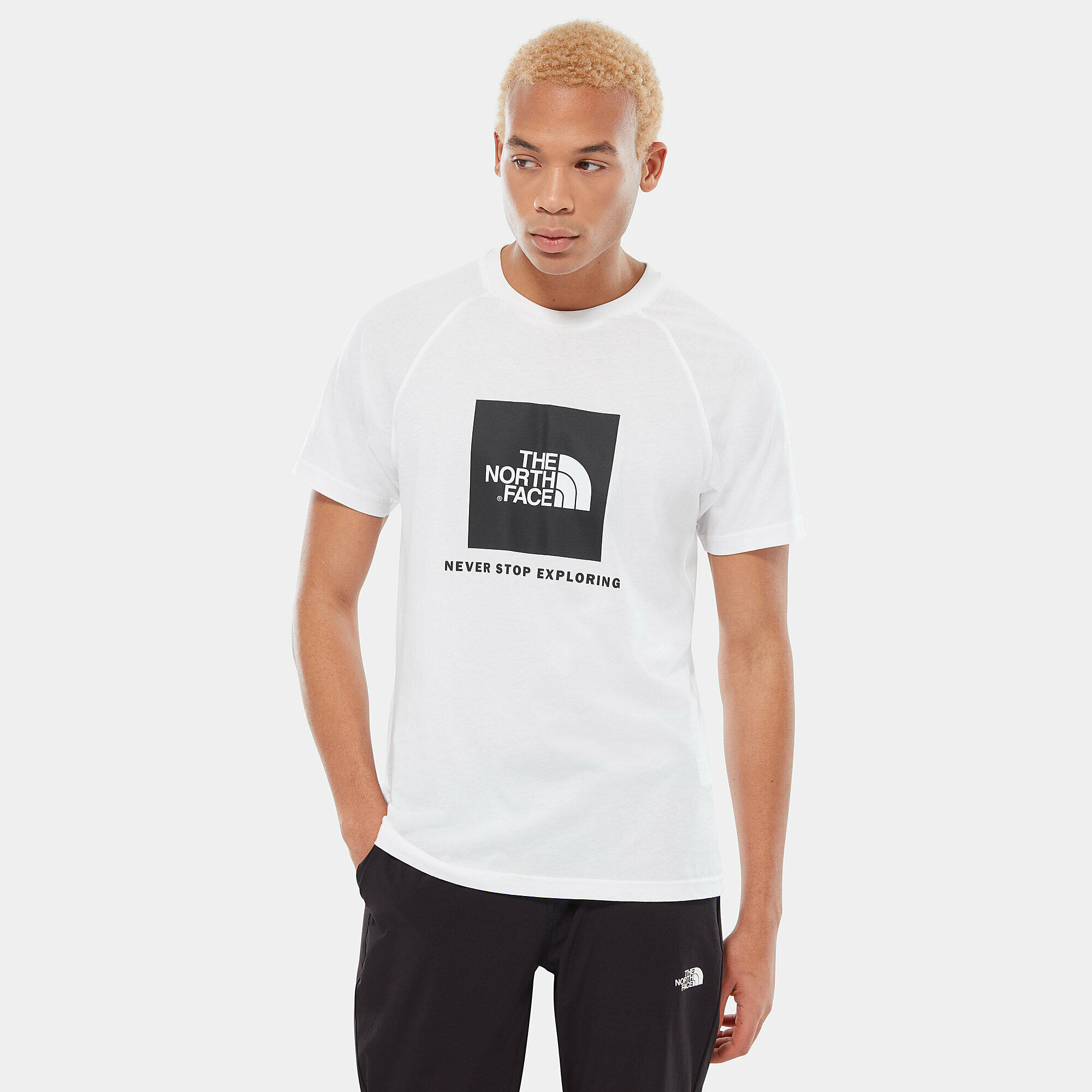 Magliette universali uomo The North Face Red Box Tee 1/4