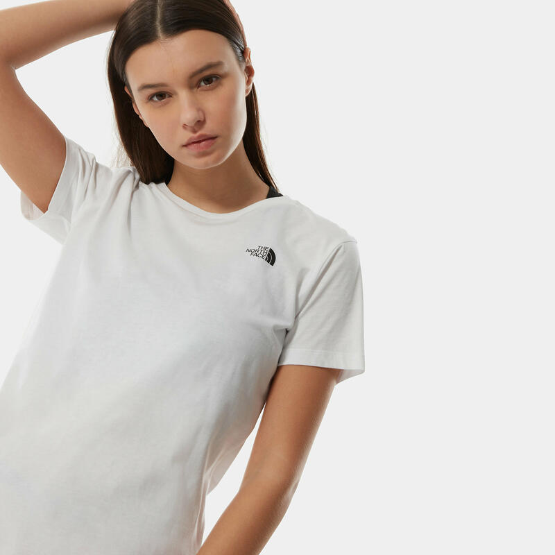 T-Shirt Simple Dome Rozmiar M Bialy - 4T1A-FN4