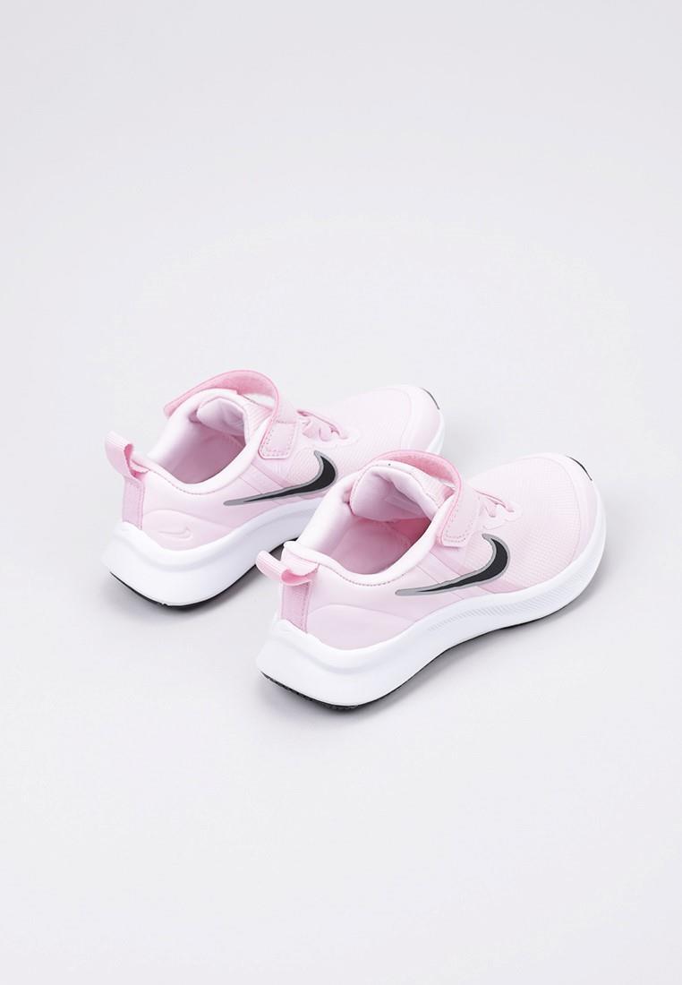 Baskets Nike Modèle Star Runner 3 Little Ki Couleur Rose 5/5