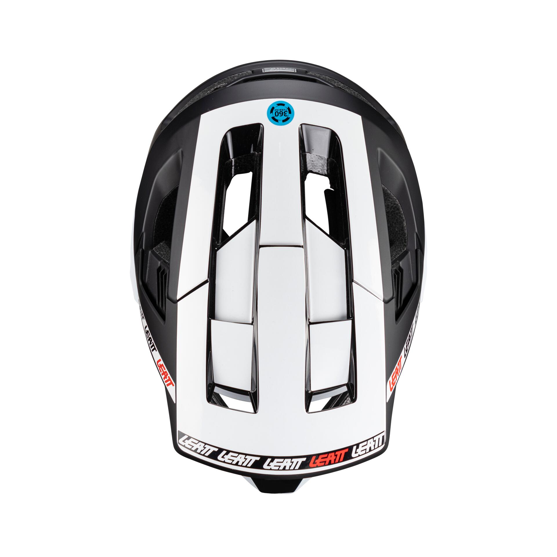 MTB-helm Enduro 4.0 V24 DH-gecertificeerd en afneembare kinbescherming Wit Heren 6/7