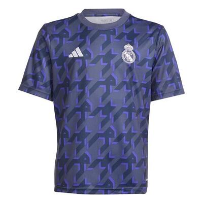 Real madrid pre-match voetbalshirt kids