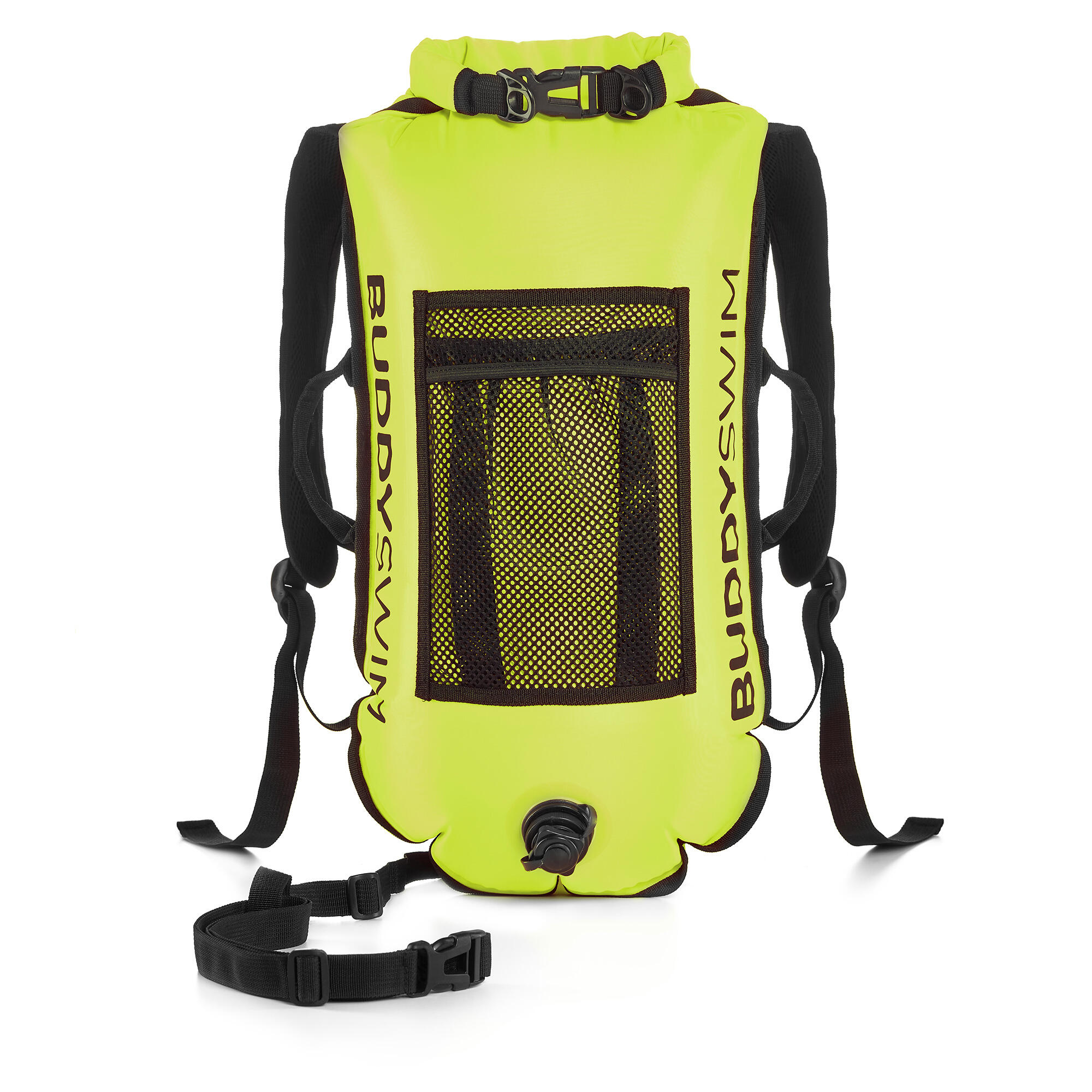 BUDDYSWIM Zaino boa per il nuoto in acque libere e schienale staccabile Buddyswim Giallo