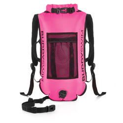 Sac à Dos Bouée pour Nage en Eau Libre de 28 litres. Rose
