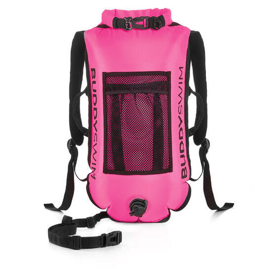 Sac à Dos Bouée pour Nage en Eau Libre de 28 litres. Rose
