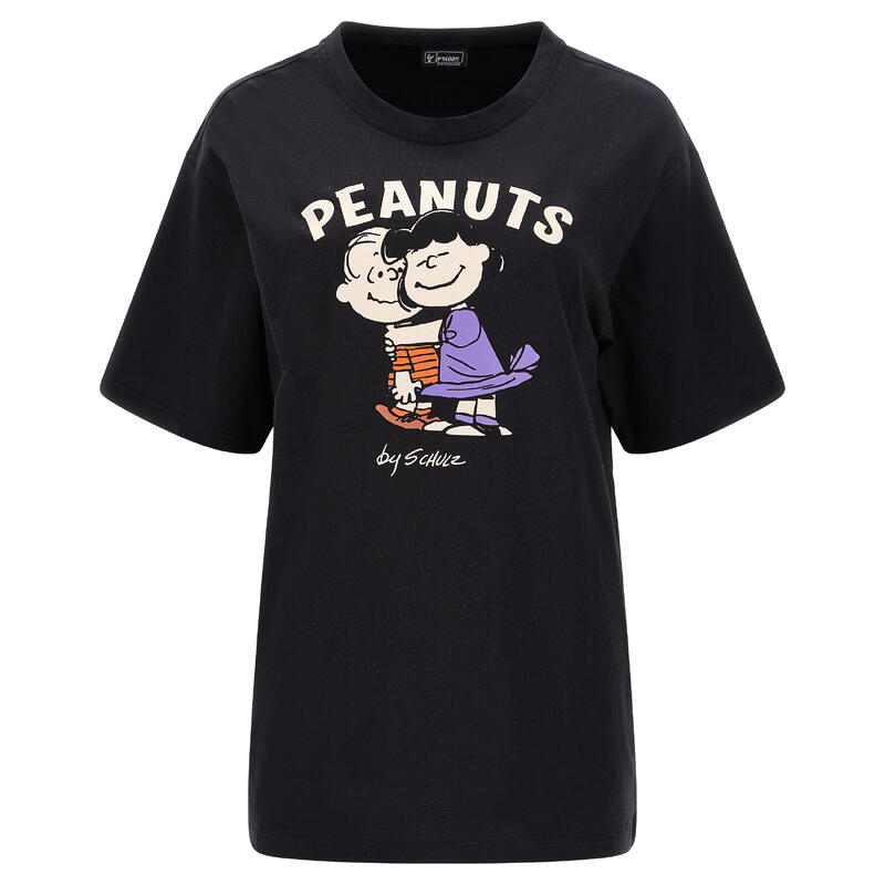 T-shirt comfort fit in jersey con stampa Peanuts