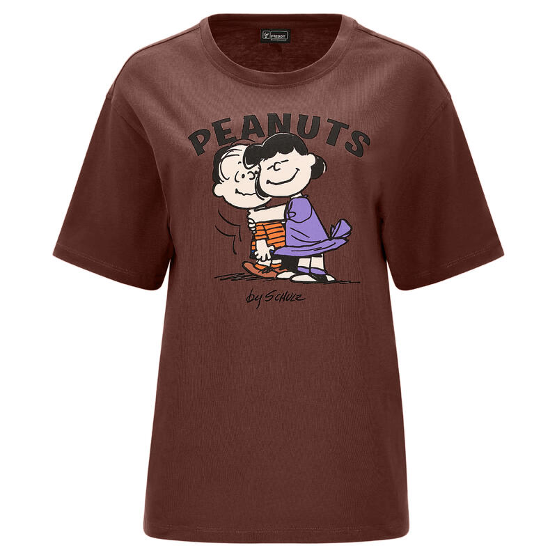 T-shirt comfort fit in jersey con stampa Peanuts