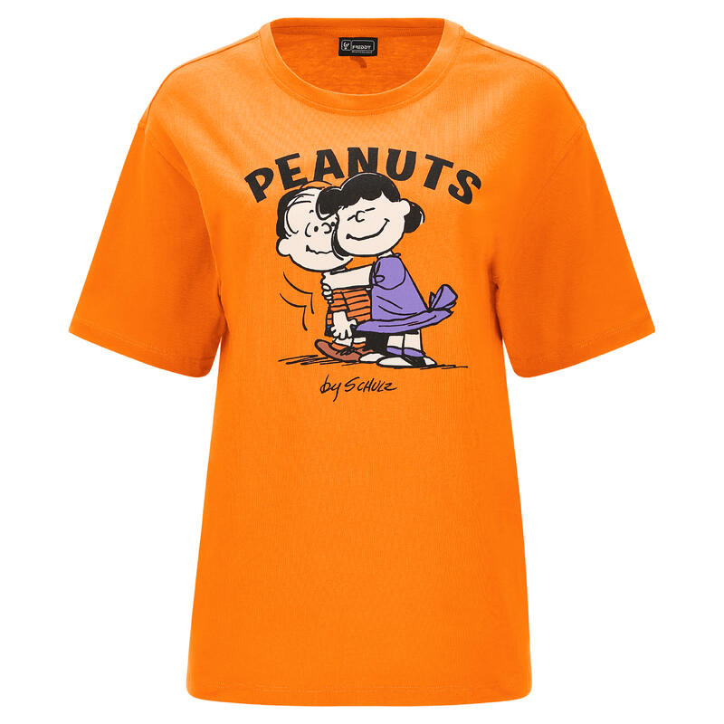 T-shirt comfort fit in jersey con stampa Peanuts