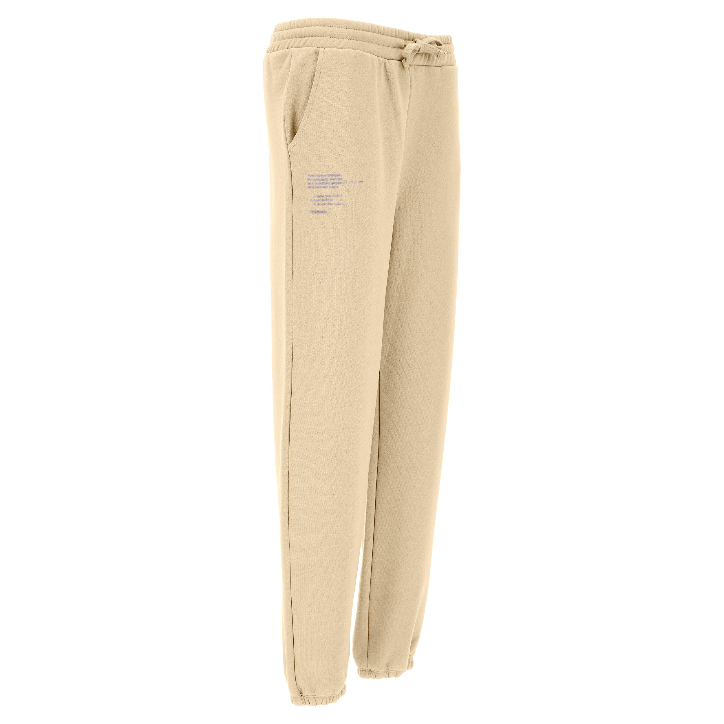Pantaloni sportivi in felpa con stampa lettering sul fianco 3/3