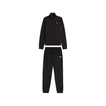 Survêtement en tissu interlock avec sweat-shirt à col montant et fermeture éclai