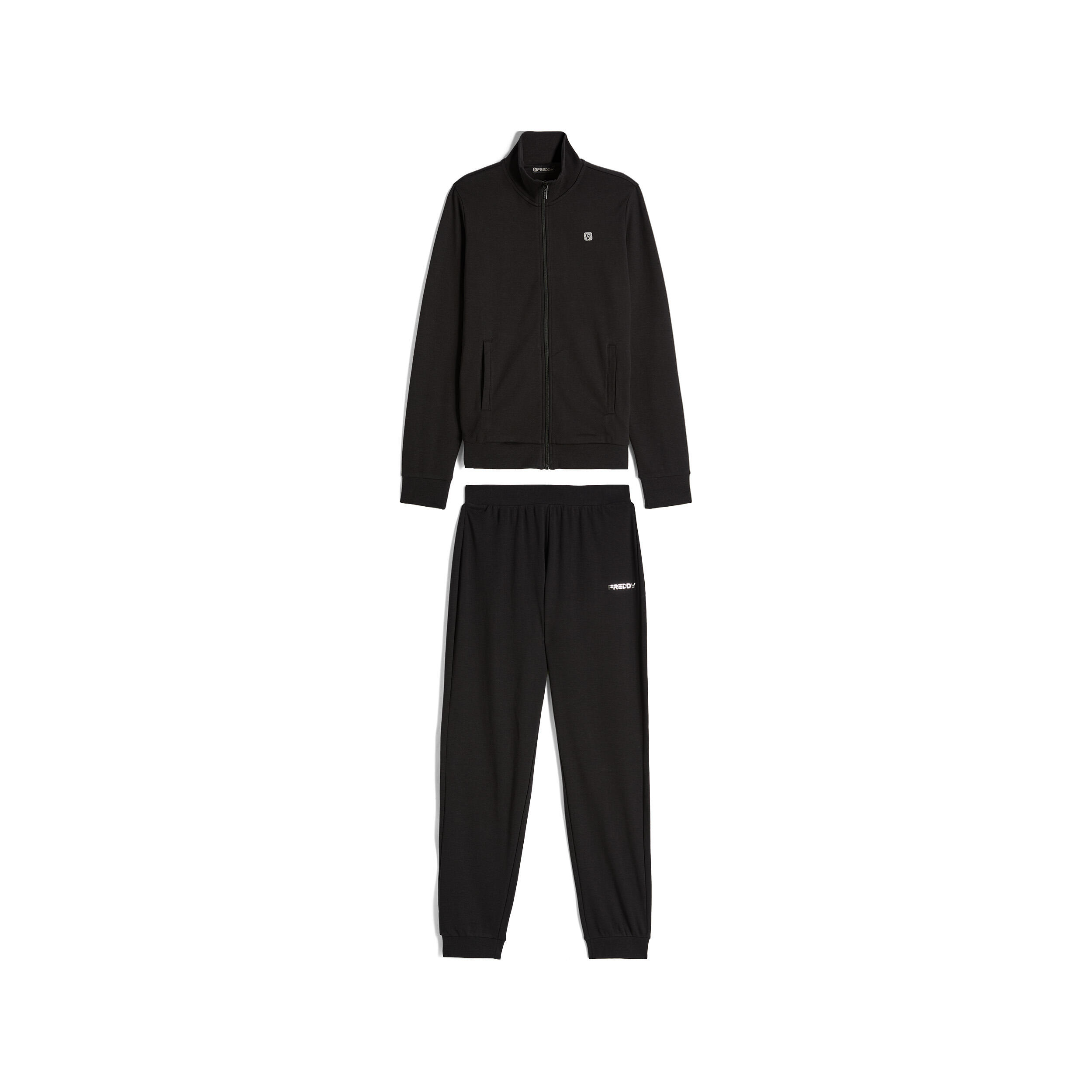 Freddy - Survêtement En Tissu Interlock Avec Sweat-shirt À Col Montant Et Fermeture Éclai - Survêtement - Noir - 36 Xs - Decathlon