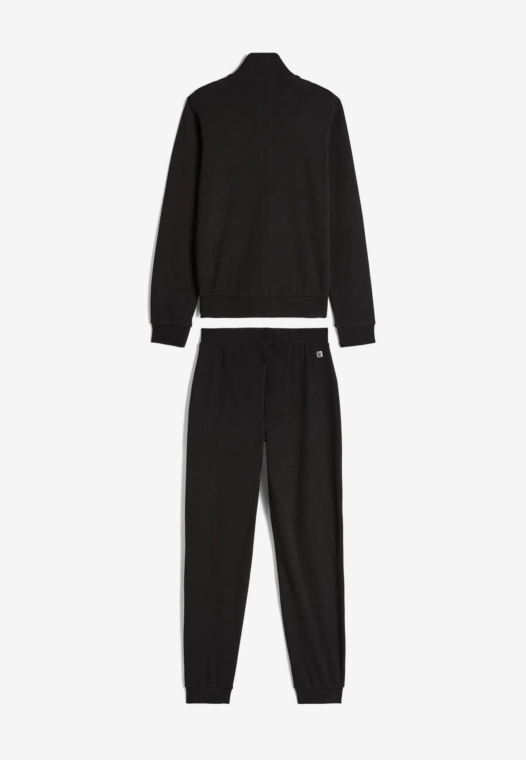 Survêtement en tissu interlock avec sweat-shirt à col montant et fermeture éclai 6/7