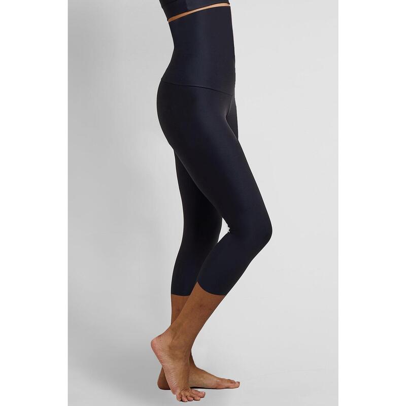 Strong Compression Cropped Leggings, High Waisted Tummy Control