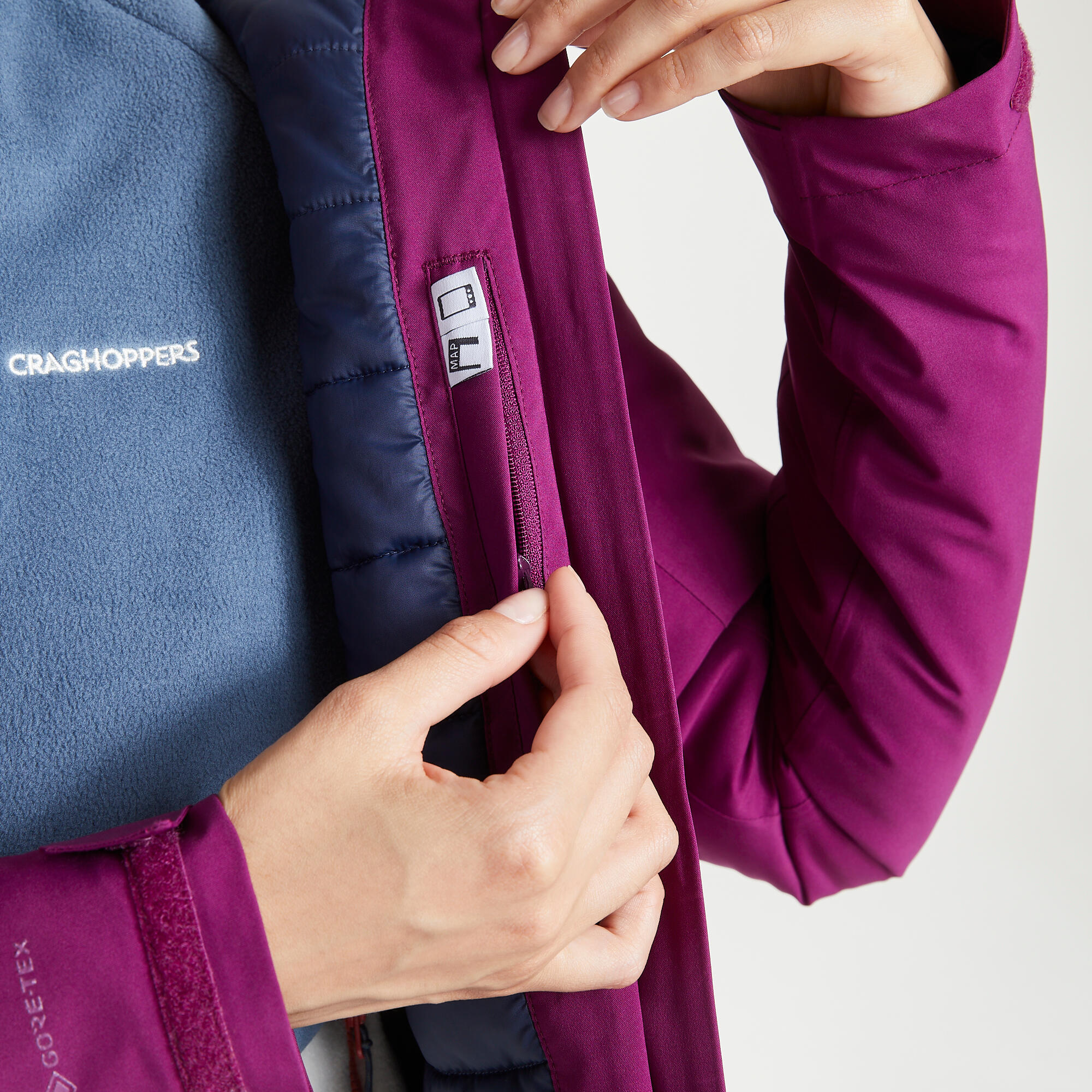 Damen-Wanderjacke Ellis Thermic GORE-TEX 4/5