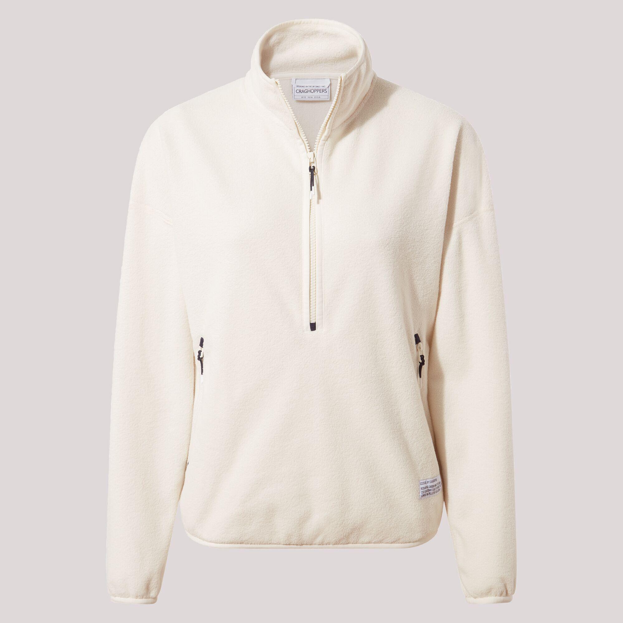 CRAGHOPPERS Fleece Dames Co2 Renu Half Zip Wanderfleece