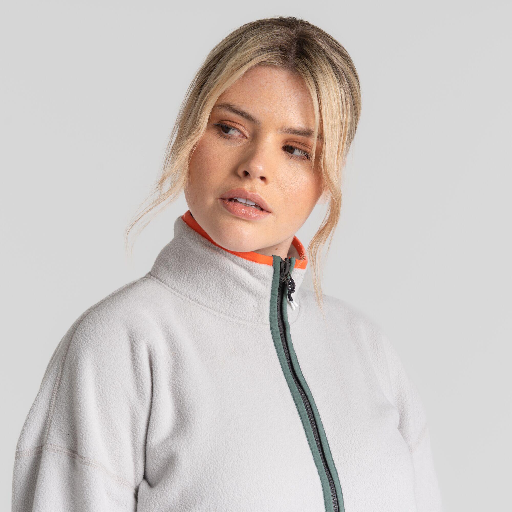 Fleece Wandelen Dames Co2 Renu Full Zip 2/5