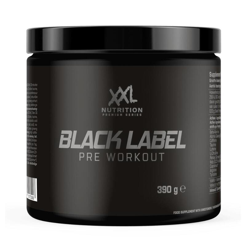 Black Label - Pre Workout - Red Fruit - 390 gram