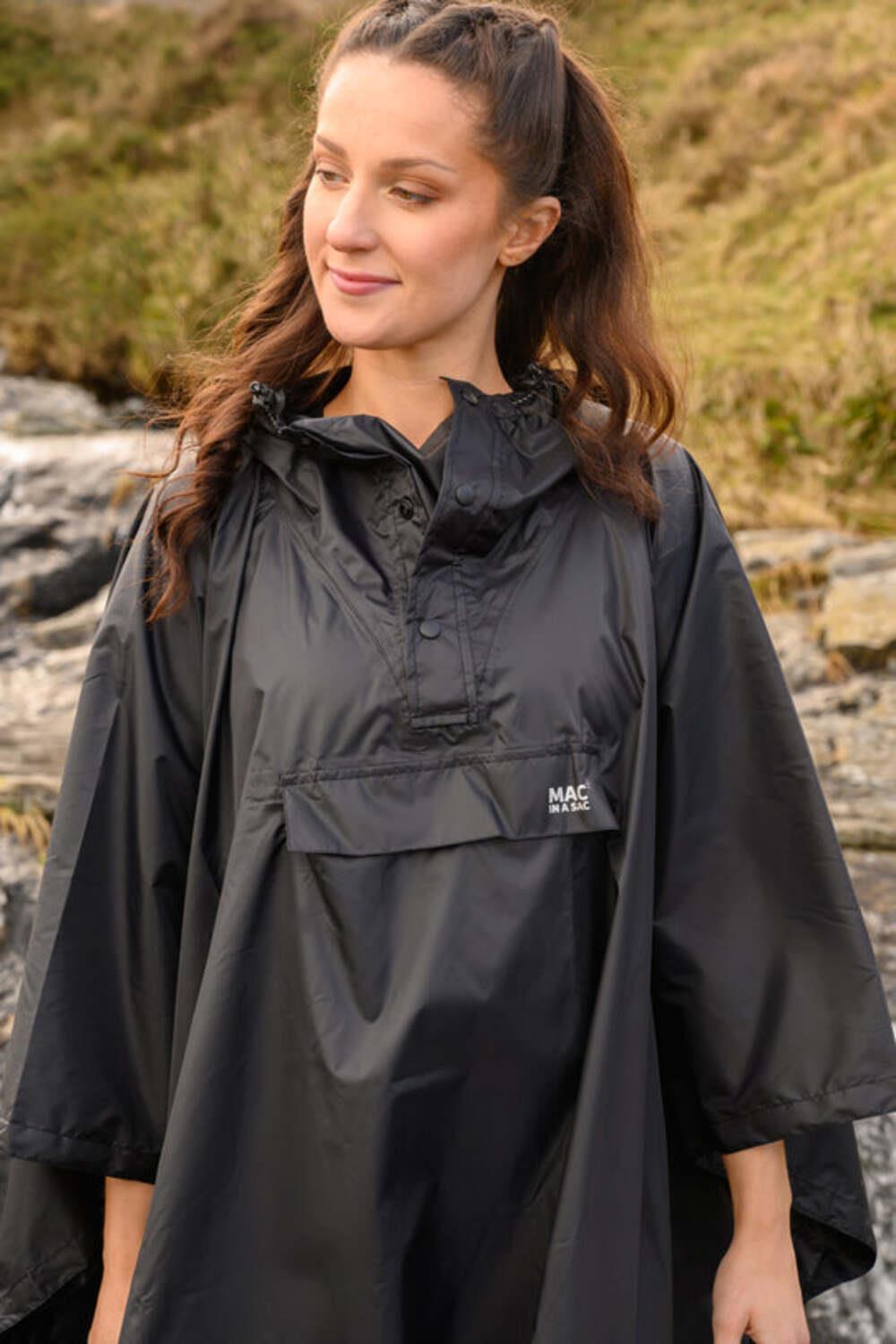 Unisex Poncho Packable Waterproof Cape 2/4
