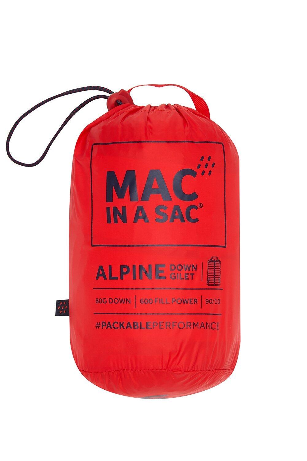 Mac in a Sac Alpine Down Gilet - Red 6/6