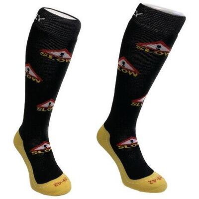 Hingly skisokken slow ski zwart