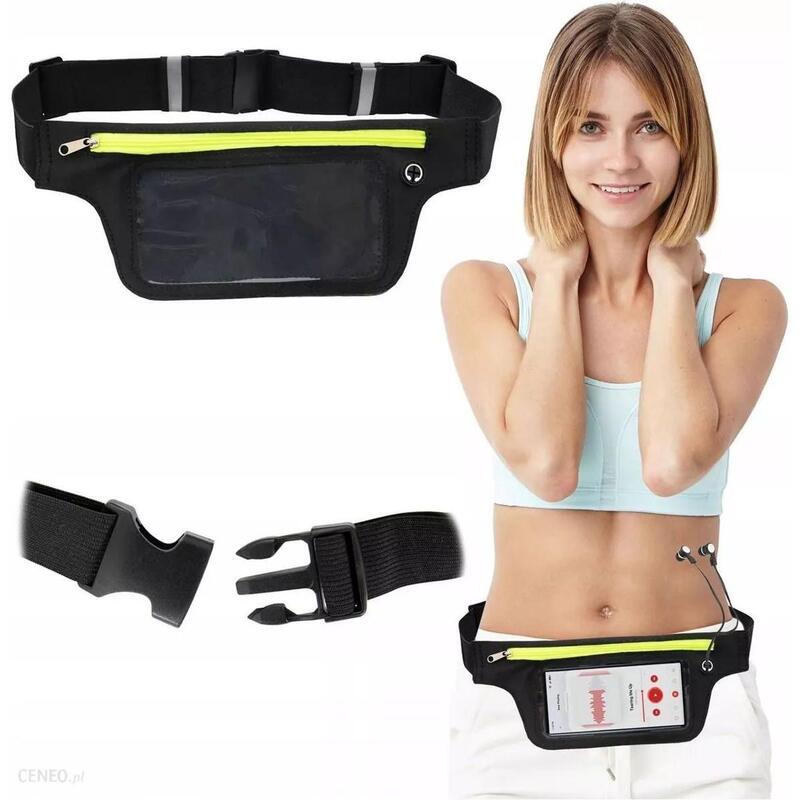 Borsetă sport, din spandex, QX Max, 16x9cm, culoarea negru