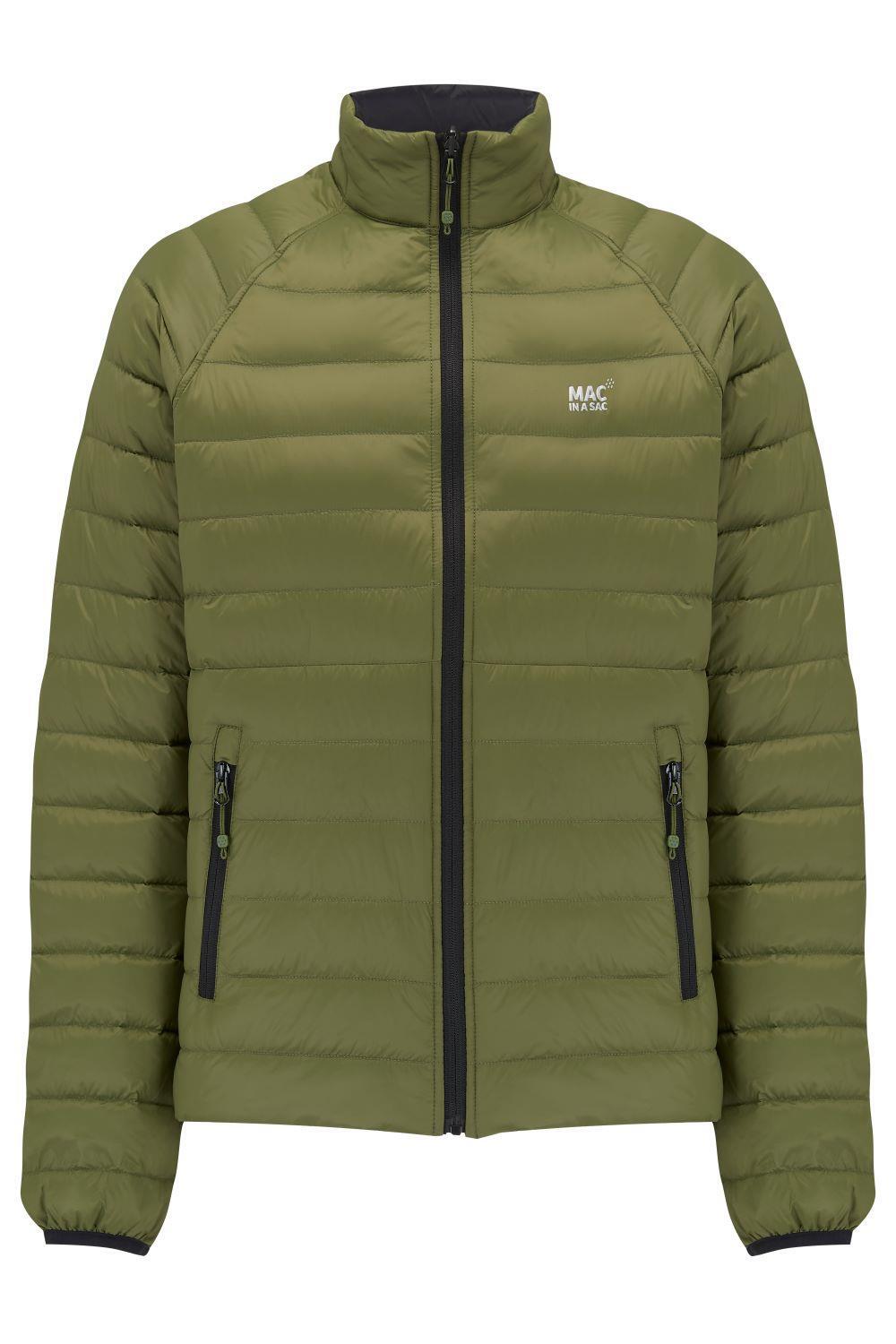 MAC IN A SAC Polar Mens Packable Reversible Down Jacket