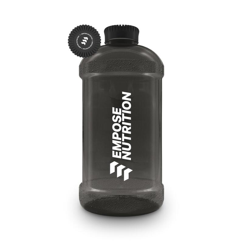 Jarra de agua - Botella de agua - Bidón - 2,2 L - Negro