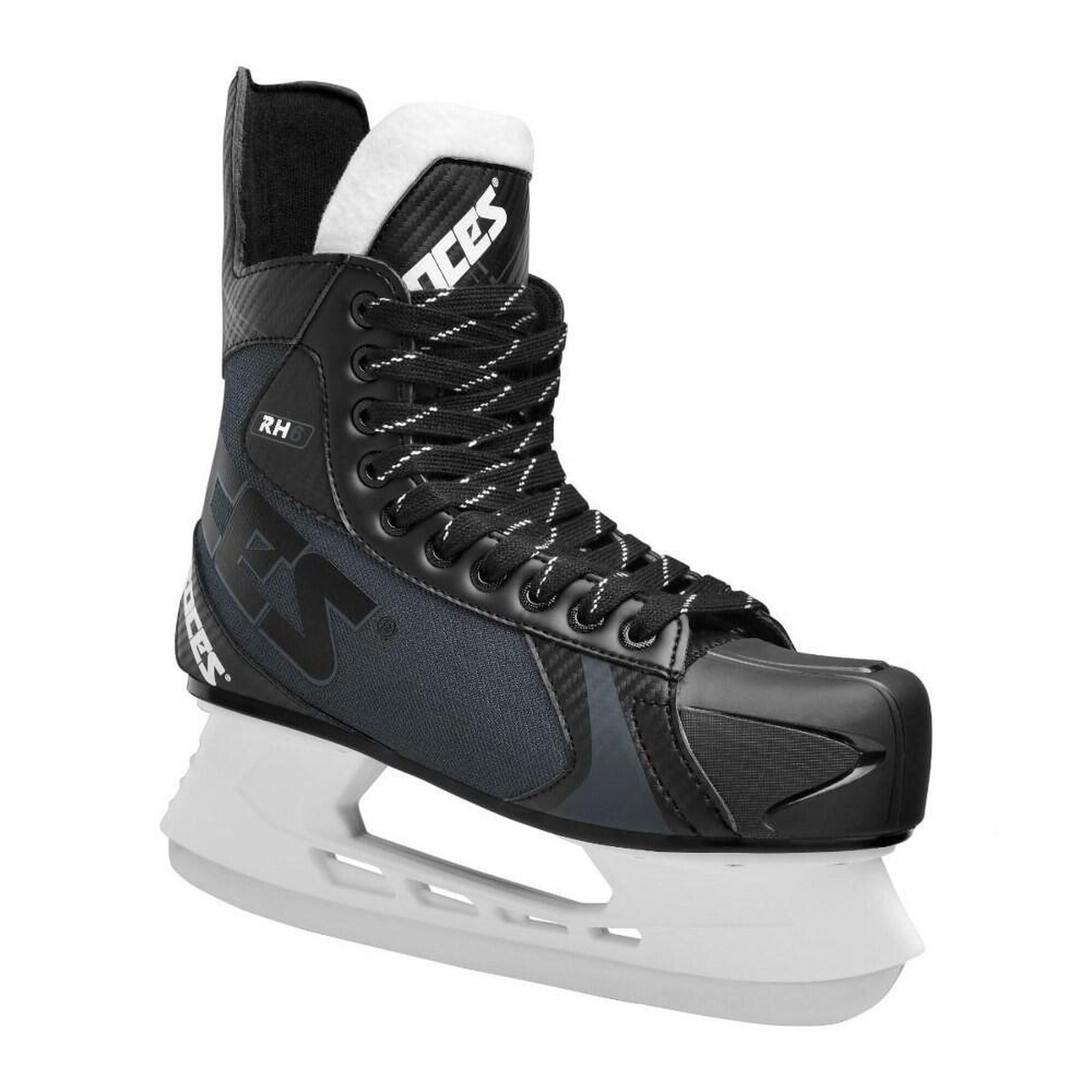 Roces - Roces - Rh 6 - Patins De Hockey Sur Glace - Adultes - Noir - Blanc - 40 - Patins De Hockey - Gris|noir - 40 - Decathlon