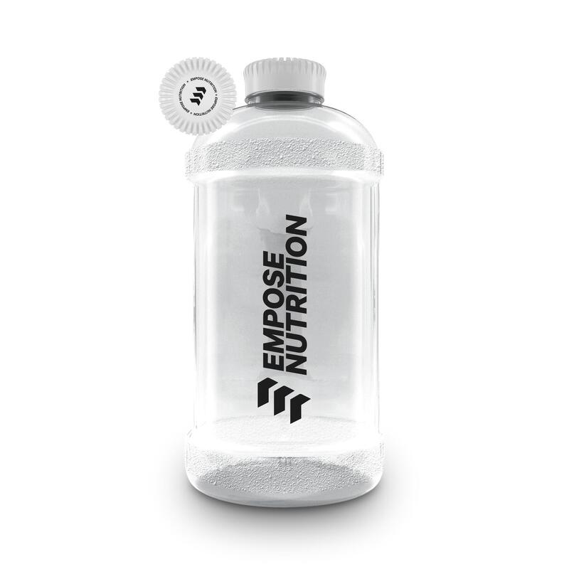 Wasserkrug – Wasserflasche – Bidon – 2,2 l – Weiß