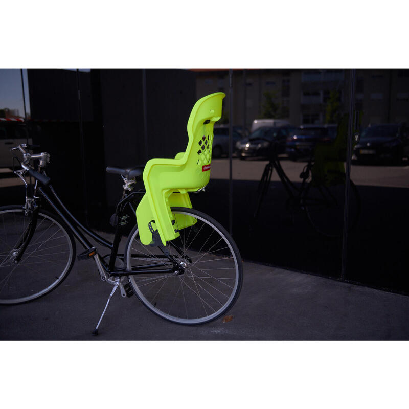 Siège Enfant Vélo Arrière Porta-Bagages JOY Gris Foncé / Gris Foncé