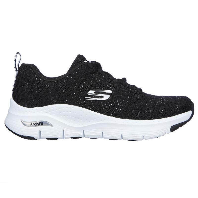 Zapatillas Deportivas Caminar Hombre Skechers 232646_BKW Negras con  Cordones