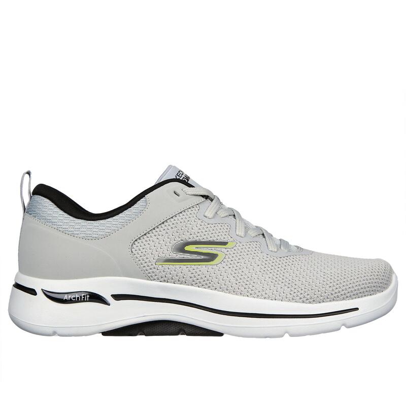 Zapatillas Deportivas Caminar Hombre Skechers 216254_LTGY Grises con Cordones