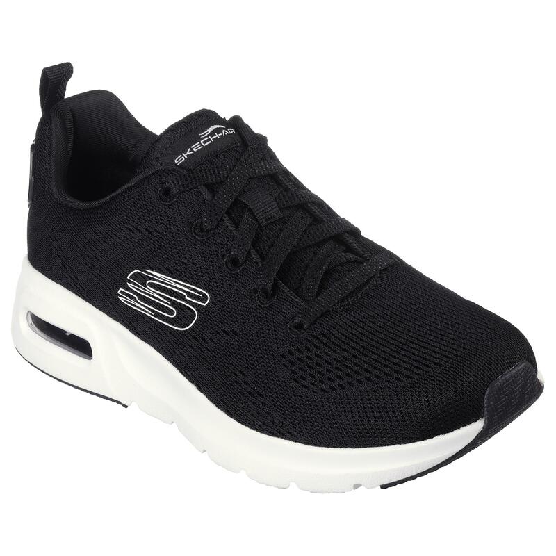 Zapatillas Deportivas Caminar Mujer Skechers 149948_BKW Negras con Cordones