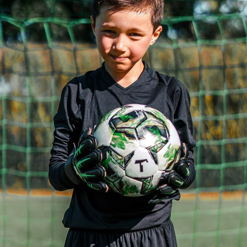 Keepershandschoenen voetbal kinderen Fluo Beast junior 3.0