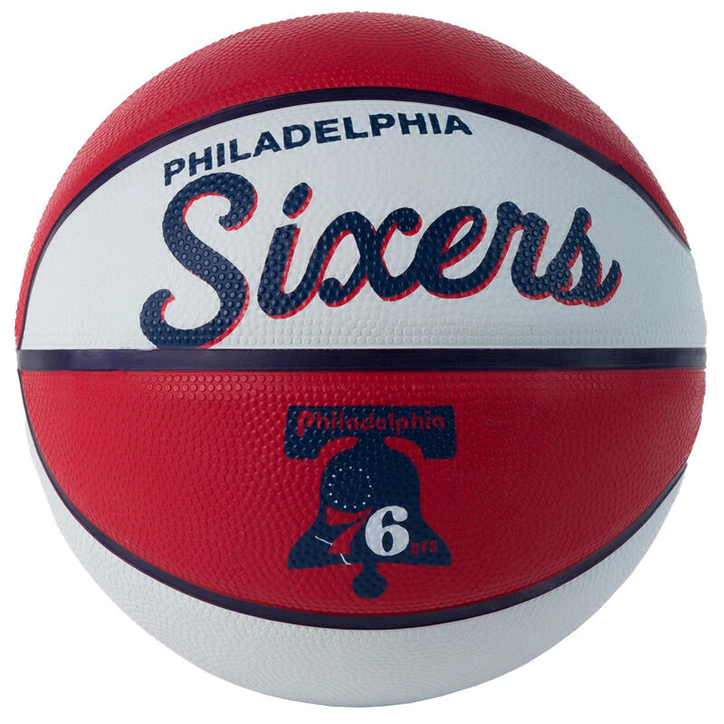 Piłka do koszykówki Wilson Team Retro Philadelphia 76ers Mini Ball rozmiar 3