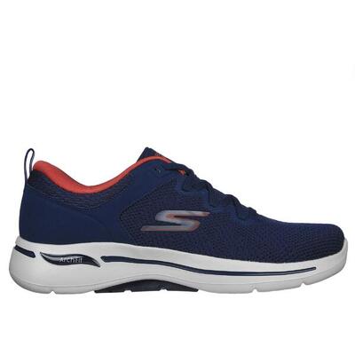 Zapatillas Deportivas Caminar Hombre Skechers 216254_NVY Azul marino de Cordones