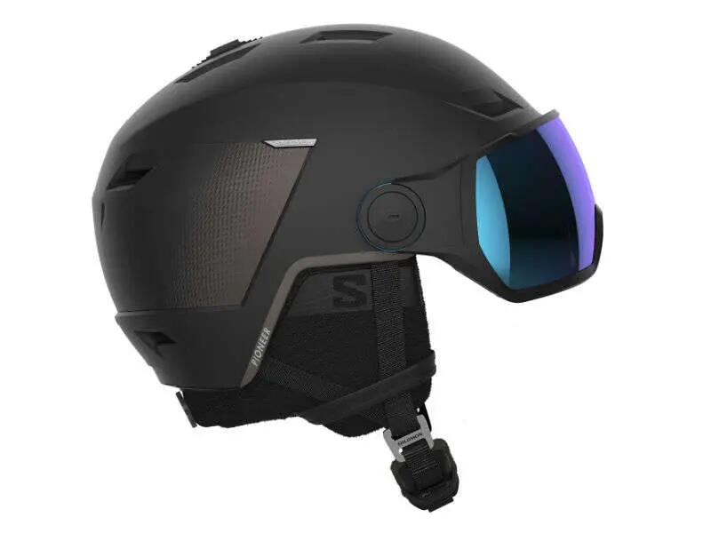 Casque De Ski/snow Pioneer Lt Visor Bk/univ M.blu Homme 3/4