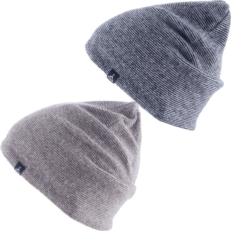 Winter muts Sensei fijn gebreide unisex beanie wollen merino wol