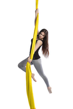 Szarfa akrobatyczna Aerial Silks Taniec w Powietrzu Just z krętlikiem
