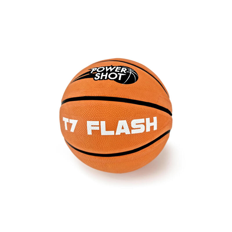 Paquete de 5 balones de baloncesto Flash T7 - Bomba y bolsa de almacenamiento GR