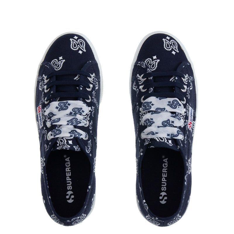 Baskets femme Superga 2790 - Cots Bandanasilk 3/4