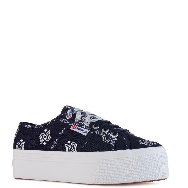 Baskets femme Superga 2790 - Cots Bandanasilk